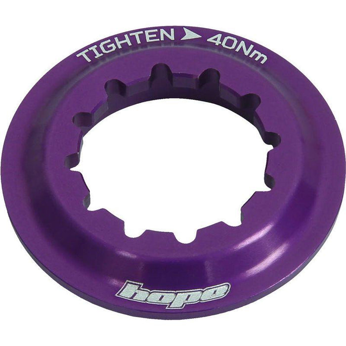 Hope Center Lock Disc Lockring - Purple