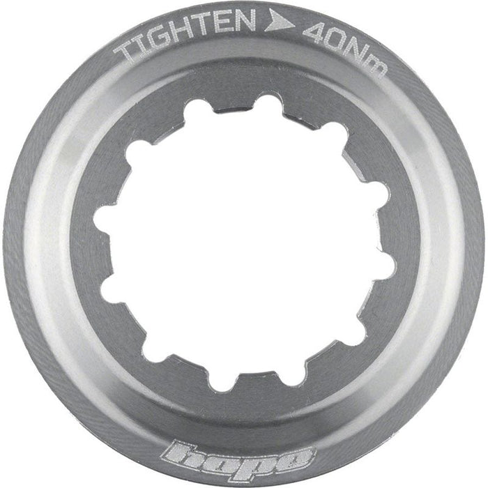Hope Center Lock Disc Lockring - Silver