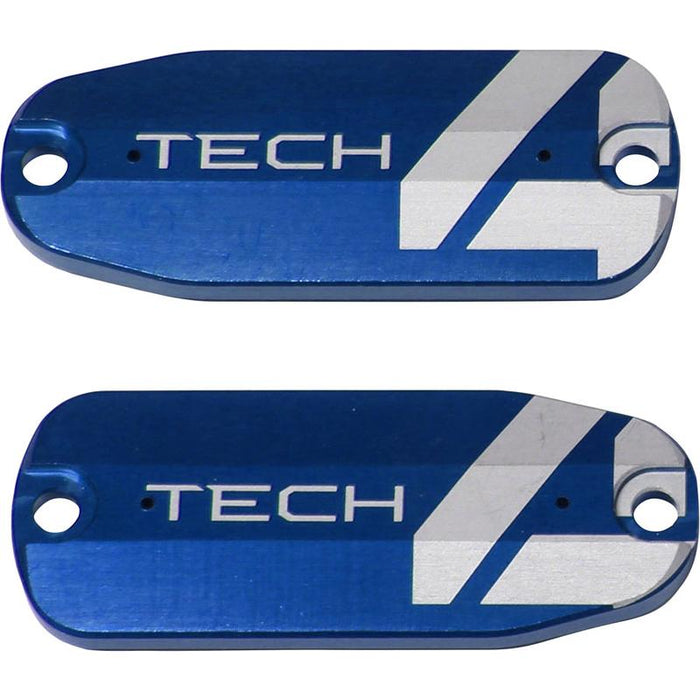 Hope Tech 4 Brake Lever Reservoir Lid - Blue Pair