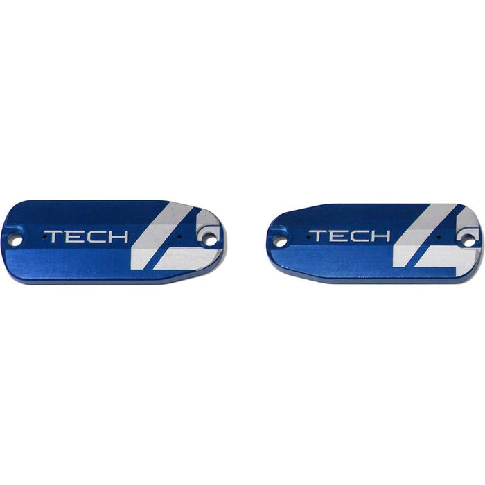 Hope Tech 4 Brake Lever Reservoir Lid - Blue Pair