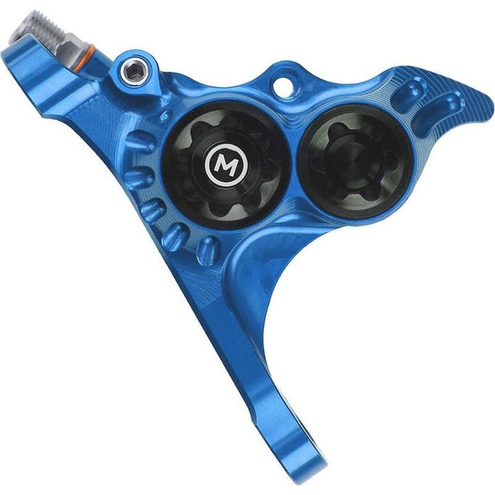 Hope RX4 Disc Brake Caliper - Front Flat Mount Direct 20mm Mineral Oil Type Blue