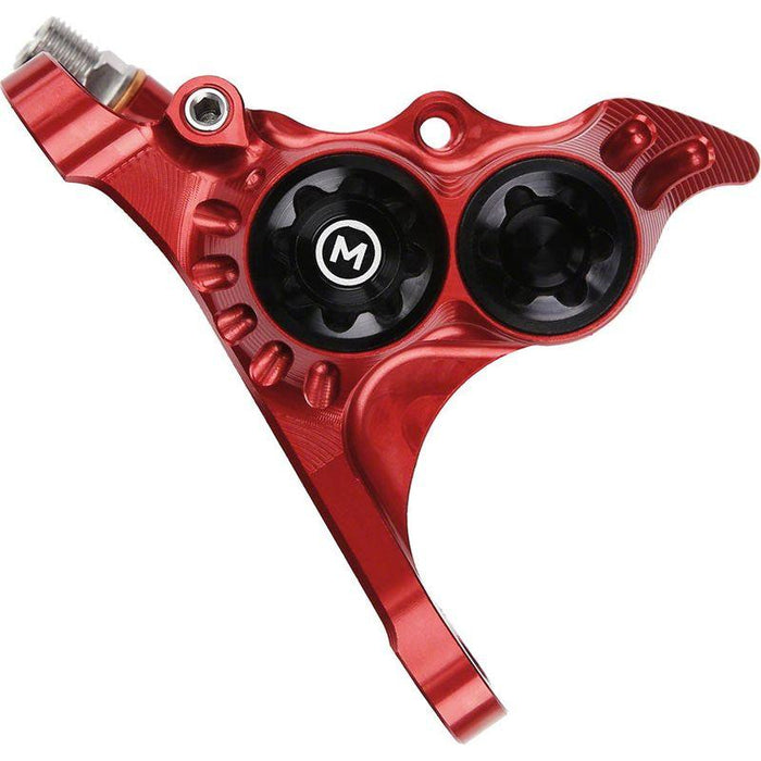 Hope RX4 Disc Brake Caliper - Front Flat Mount Direct 20mm Mineral Oil Type Red