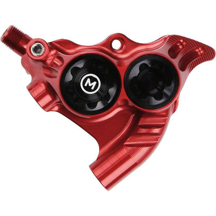 Hope RX4 Disc Brake Caliper - Rear Flat Mount Direct 20mm Mineral Oil Red