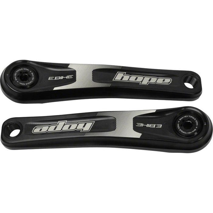 Hope Ebike Crank Arm Set - 165mm ISIS Specialized Offset Black