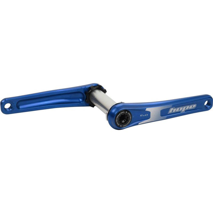 Hope Evo Crankset - 170mm Direct Mount 30mm Spindle For 135/142/141/148mm Rear Spacing Blue