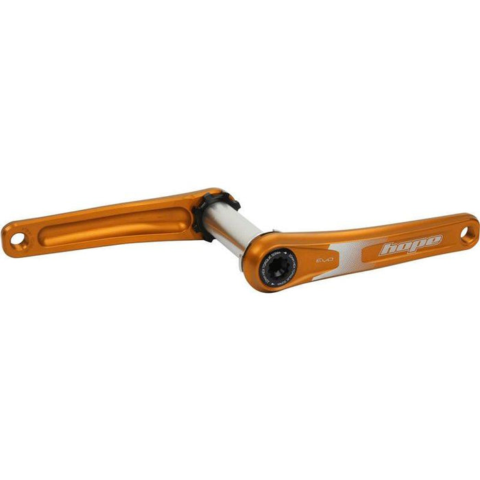 Hope Evo Crankset - 175mm Direct Mount 30mm Spindle For 135/142/141/148mm Rear Spacing Orange