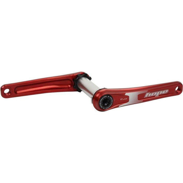 Hope Evo Crankset - 175mm Direct Mount 30mm Spindle For 135/142/141/148mm Rear Spacing Red