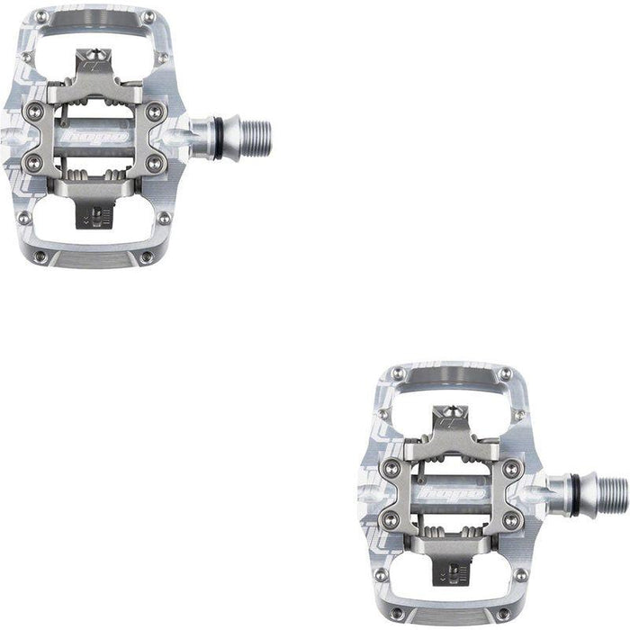 Hope Union TC Pedals - Dual Sided Clipless with Platform 9/16 Silver