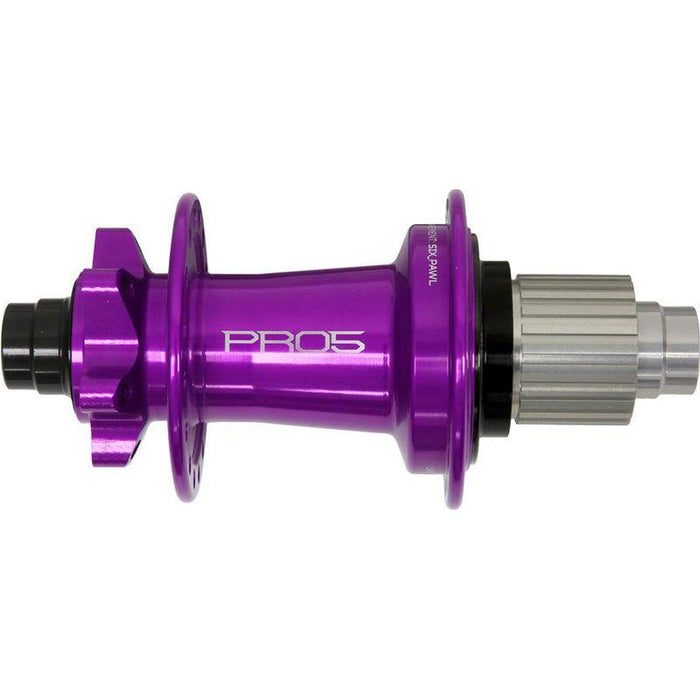 Hope Pro 5 Rear Hub - 12 x 148mm 6-Bolt Micro Spline Purple 28H