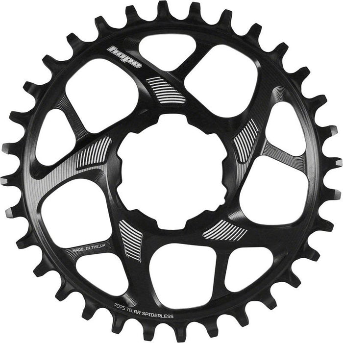 Hope Spiderless Retainer Chainring - 36t Hope Direct Mount R22 Black