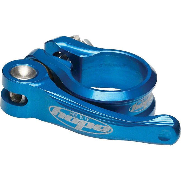 Hope Seatpost Clamp - 34.9mm QR Blue