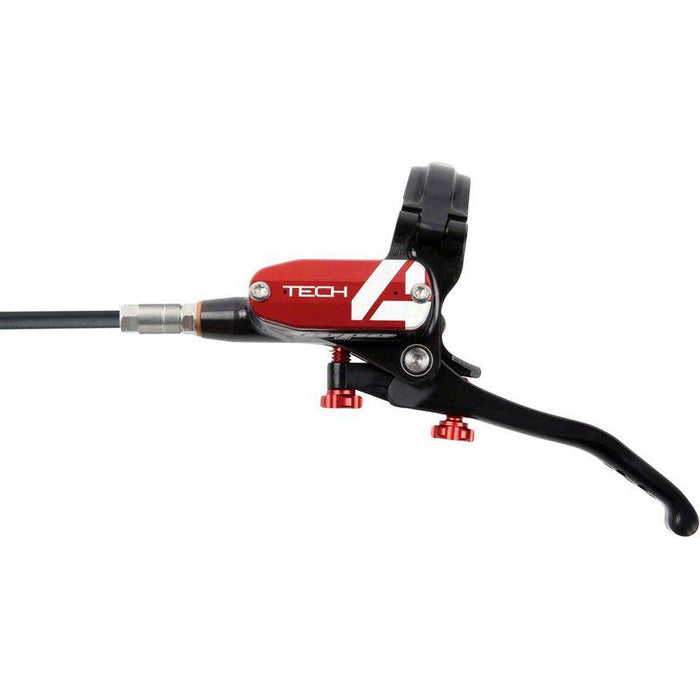 Hope Tech 4 E4 Disc Brake and Lever Set - Front Hydraulic Post Mount Red