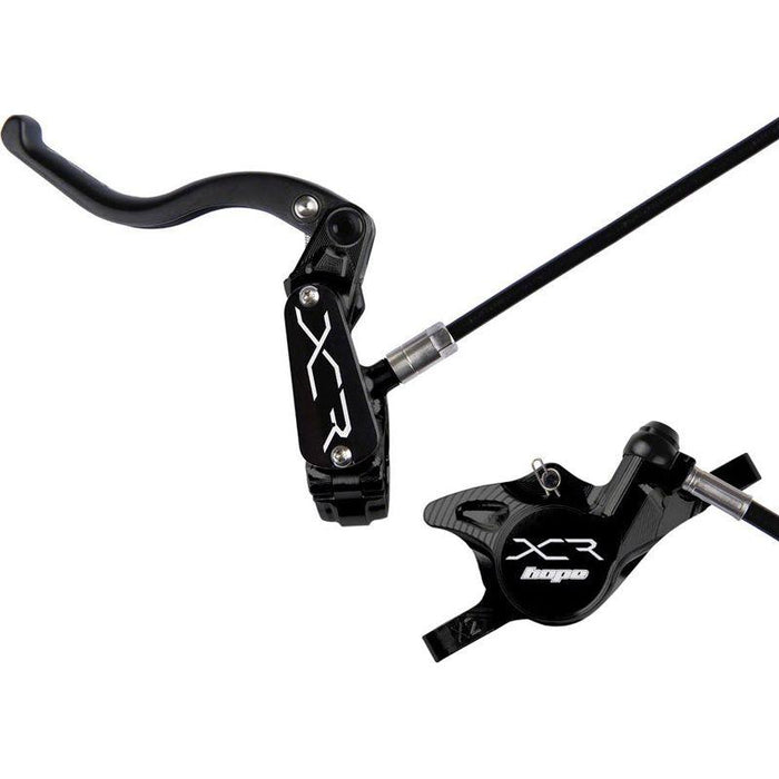 Hope XCR Pro X2 Disc Brake and Lever Set - Front Hydraulic Post Mount Black