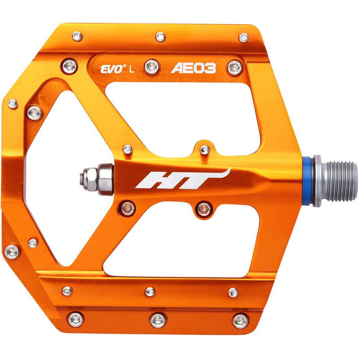 HT Components AE03(EVO) Pedals - Platform Aluminum 9/16 Orange