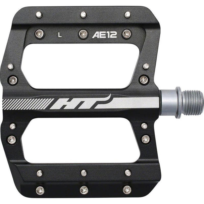 HT Components AE12 Pedals - Platform Aluminum 9/16 Black