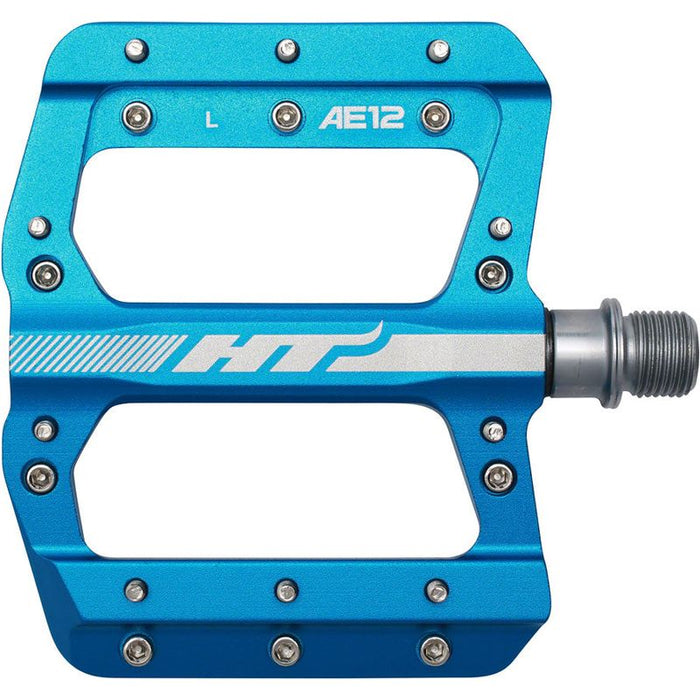 HT Components AE12 Pedals - Platform Aluminum 9/16 Marine Blue