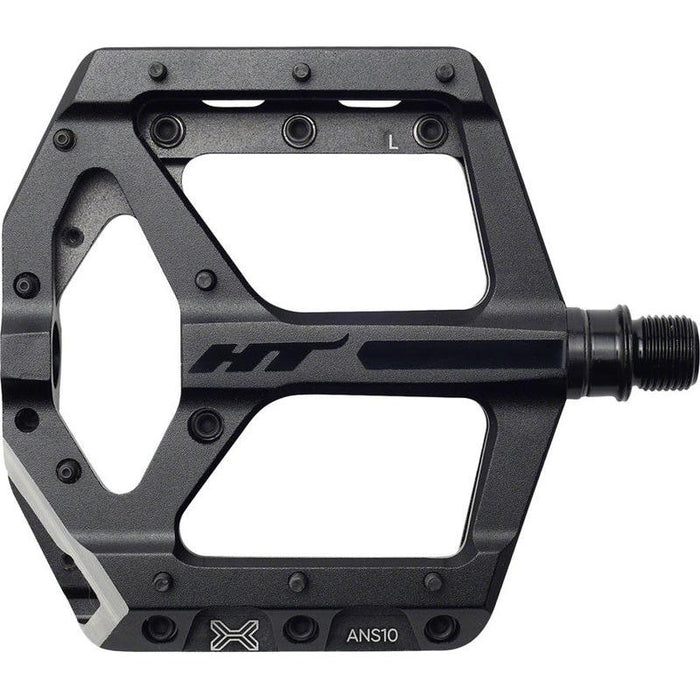 HT Components ANS10 Pedals - Platform Aluminum 9/16 Stealth Black