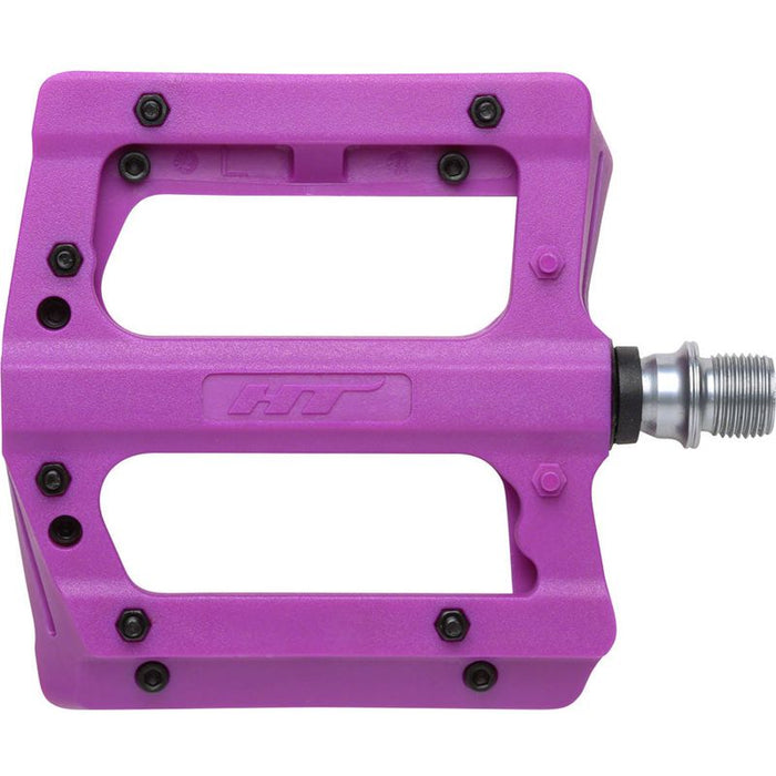 HT Components PA12A Platform Composite 9/16 Pedals for Mountain and Road Bikes