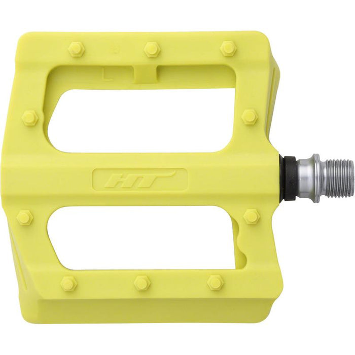HT Components PA12 Pedals - Platform Composite 9/16 Neon Green