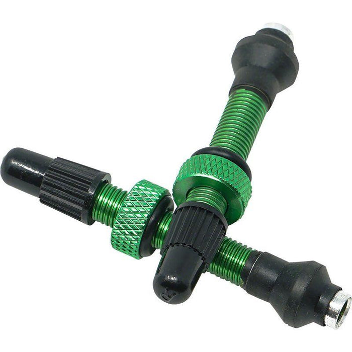 Industry Nine Tubeless Valves - 40mm Green Pair