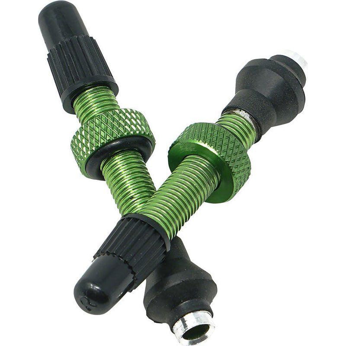 Industry Nine Tubeless Valves - 40mm Lime Pair