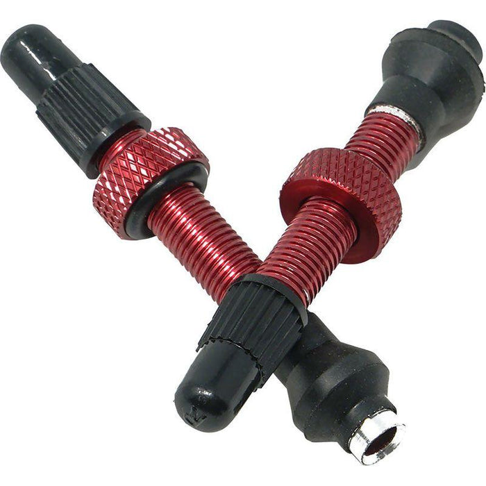 Industry Nine Tubeless Valves - 40mm Red Pair