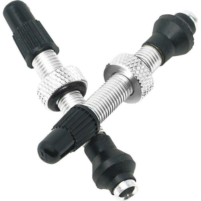 Industry Nine Tubeless Valves - 40mm Silver Pair