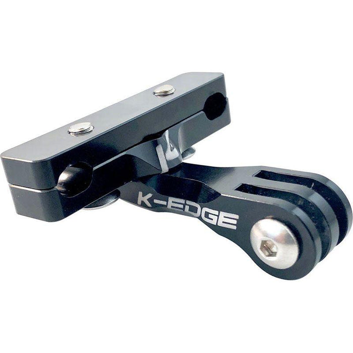 K-EDGE Go BIG Pro Saddle Rail Camera Mount for GoPro Garmin and Shimano Black