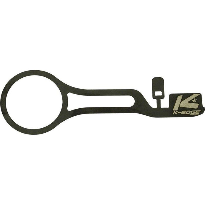 K-EDGE Shimano Di2 Junction Box Stem Mount - Long Version Black