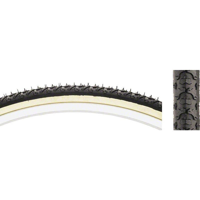 Kenda Kross Cyclo Tire - 27 x 1-3/8 Clincher Wire Black/Tan 30tpi
