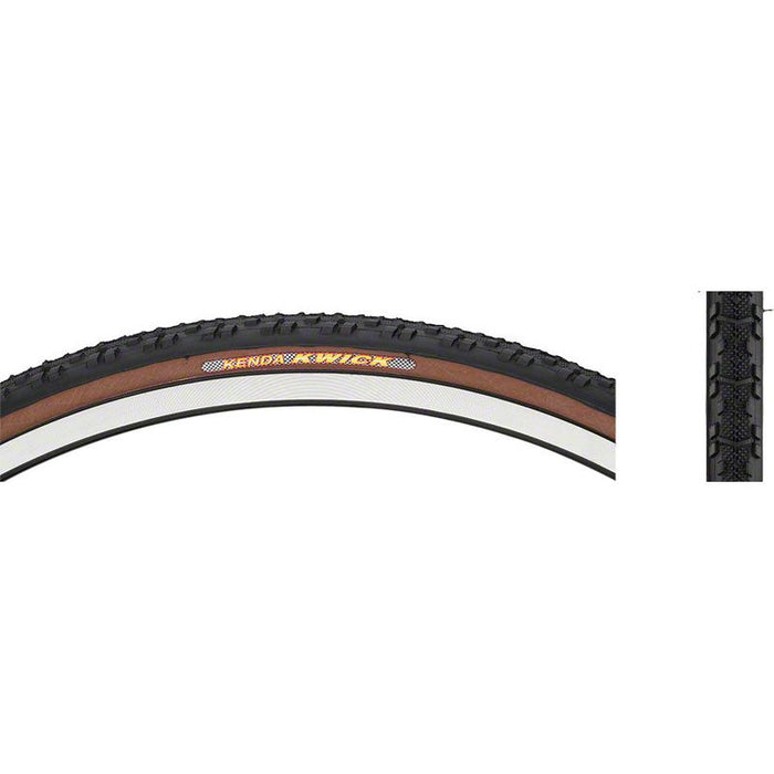 Kenda Kwick Tire - 700 x 30 Clincher Wire Black/Mocha 60tpi