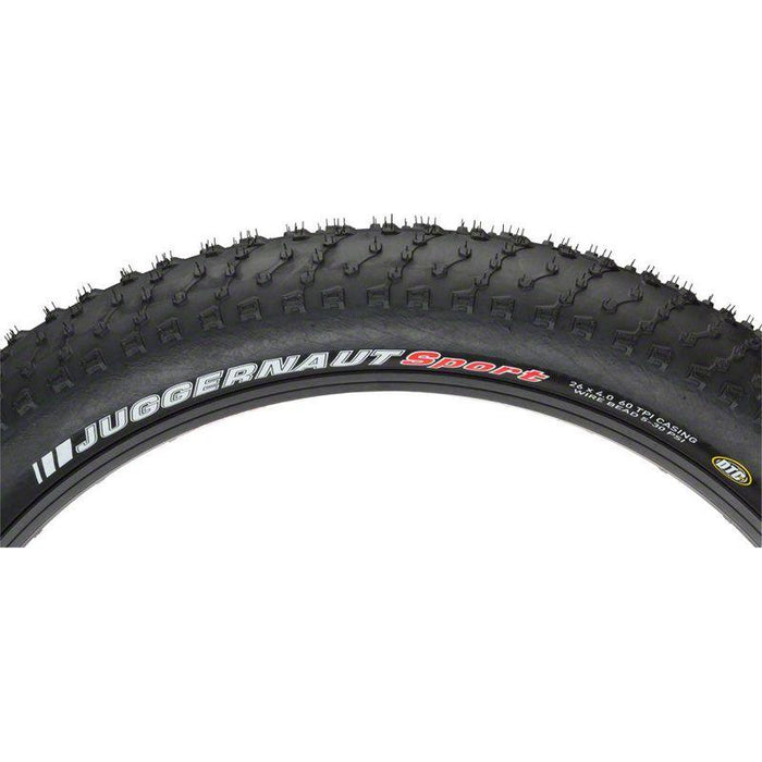 Kenda Juggernaut Sport Tire - 26 x 4.8 Clincher Wire Black 60tpi