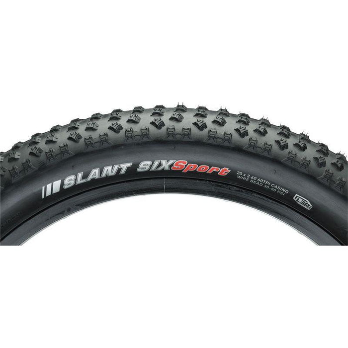 Kenda Slant 6 Tire - 20 x 2.6 Clincher Wire Black