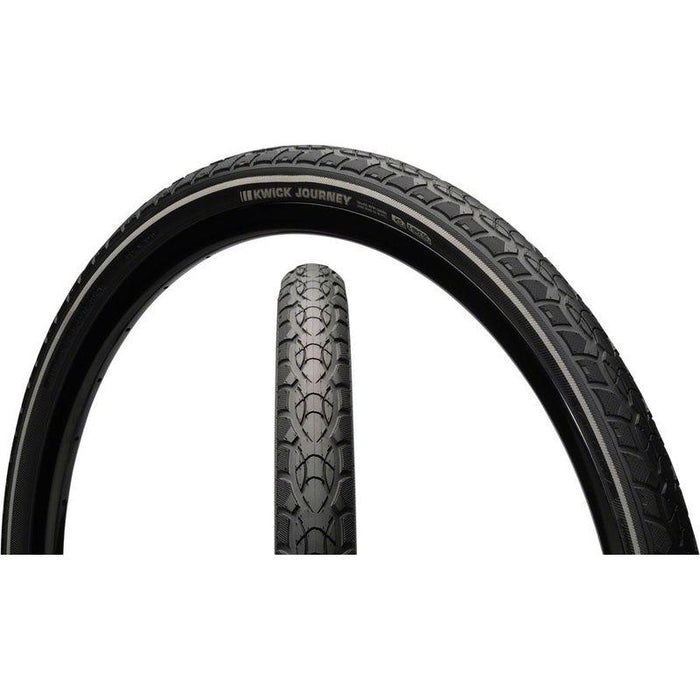 Kenda Kwick Journey Tire - 26 x 1.95 Clincher Wire Black/Reflective 60tpi KS