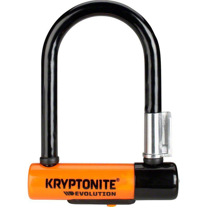 Kryptonite Evolution Series U-Lock - 3.25 x 5.5 Keyed Black Includes bracket