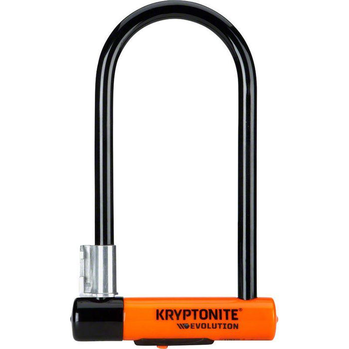 Kryptonite Evolution Series U-Lock - 4 x 9 Keyed Black Includes bracket