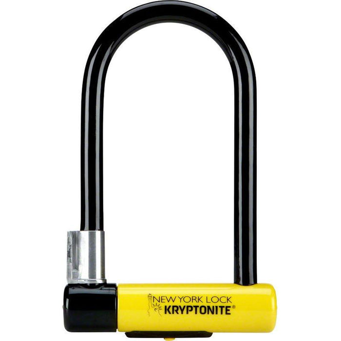 Kryptonite New York U-Lock - 4 x 8 Keyed Black Includes bracket