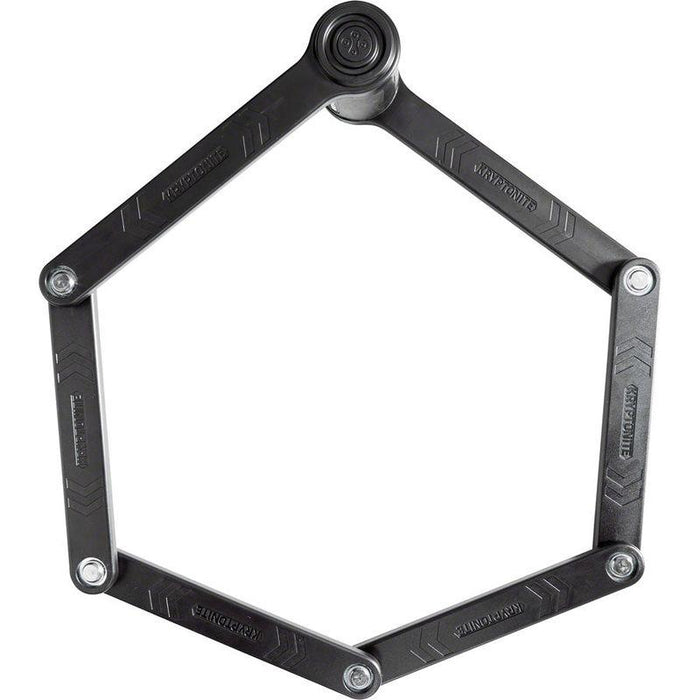 Kryptonite Keeper 510 Folding Lock: Black 100cm 3mm