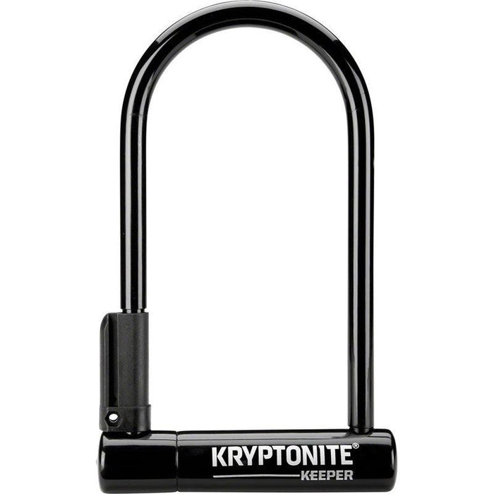 Kryptonite Keeper U-Lock - 4 x 8 Keyed Black Includes bracket
