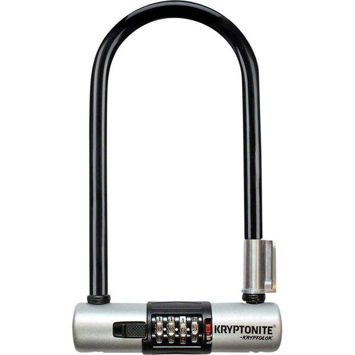 Kryptonite KryptoLok U-Lock - 4 x 9 4-Digit Combination Black Includes bracket