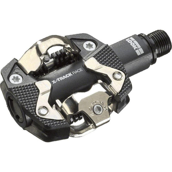 LOOK X-TRACK RACE Pedals - Dual Sided Clipless Chromoly 9/16 Black