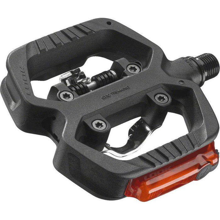 LOOK GEO TREKKING VISION Pedals - Single Side Clipless with Platform Chromoly 9/16 Black