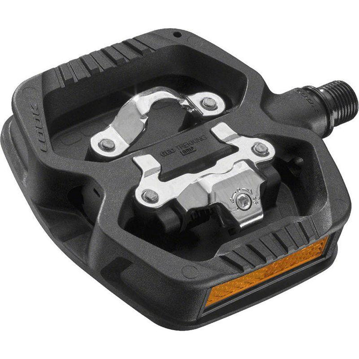 LOOK GEO TREKKING GRIP Pedals - Single Side Clipless with Platform Chromoly 9/16 Black
