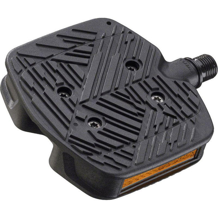 LOOK GEO TREKKING GRIP Pedals - Single Side Clipless with Platform Chromoly 9/16 Black