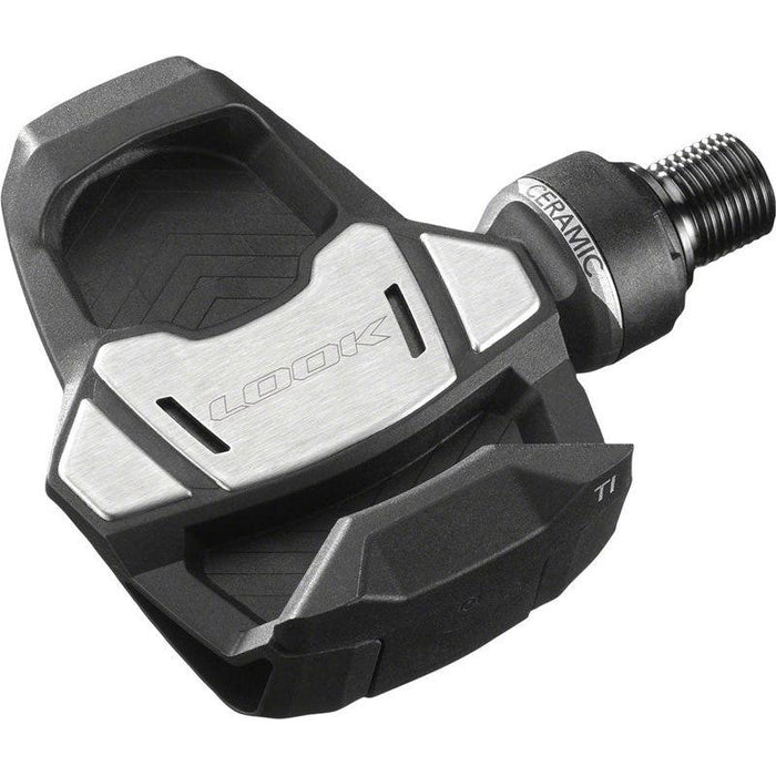 LOOK KEO BLADE CARBON CERAMIC Ti Pedals - Single Sided Clipless Titanium 9/16 Black