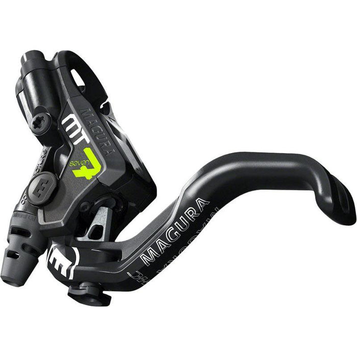 Magura MT7 Disc Brake Master Cylinder and Lever Assembly - 1-Finger Tool-less Reach Adjust Black Bicycle Brake Levers