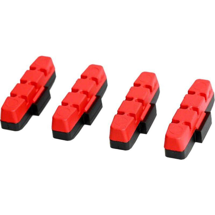 Magura Rim Brake Pads - Race For HS Brakes Red 4pcs. Bicycle Brake Pads
