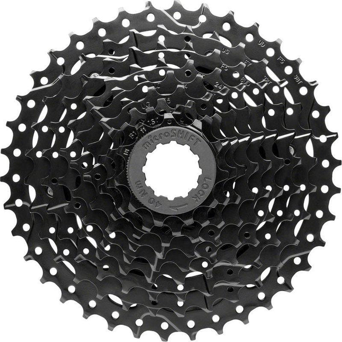 microSHIFT ADVENT Super Short Cassette - 9 Speed 11-38t Black ED Coated