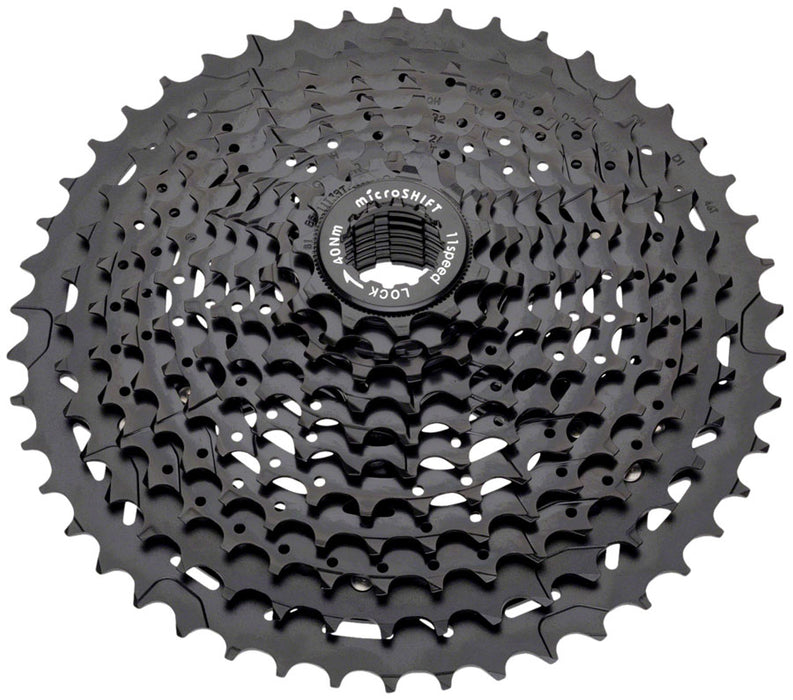 microSHIFT H11 Cassette - 11 Speed 11-46T Black ED Coated