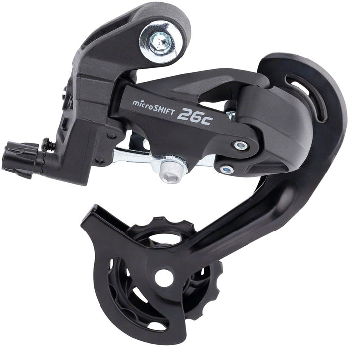 microSHIFT M26C Rear Derailleur - 7/8 Speed Short Cage for 13-34t Freewheel Black